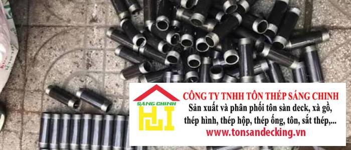 Ống nối thép 2 đầu ren