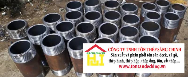 Ống nối thép 2 đầu ren