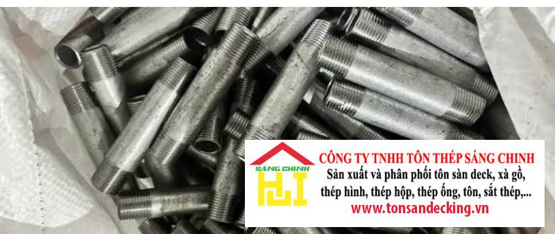 Ống nối thép 2 đầu ren
