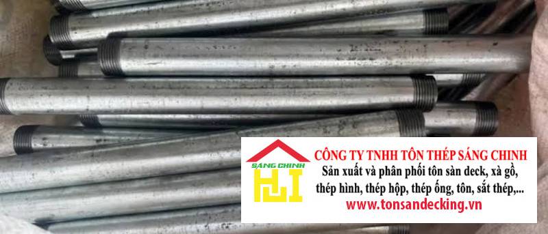 Ống nối thép 2 đầu ren