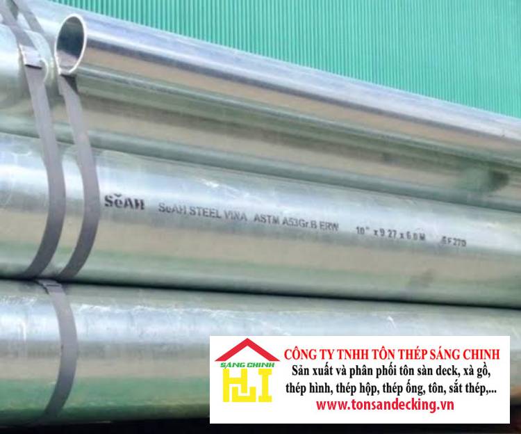 Ống thép mạ kẽm SeAH (Bảng giá + Catalog)
