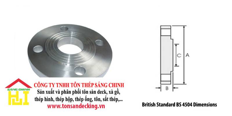 Slip On Flanges BS4504 PN16
