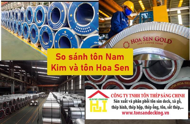 So sánh tôn Nam Kim và tôn Hoa Sen