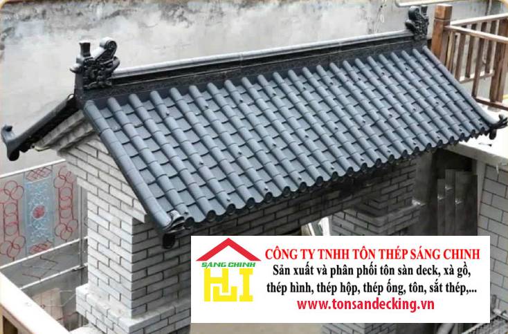 Tấm ốp sườn mái ngói nhựa