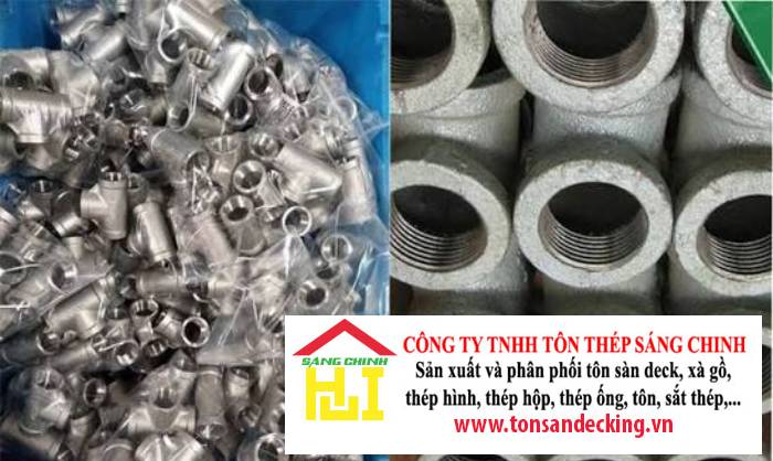 Tê Ren Mạ Kẽm (3 đầu ren DN15-DN100)