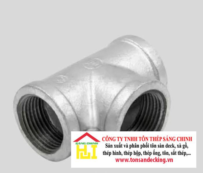 Tê Ren Mạ Kẽm (3 đầu ren DN15-DN100)