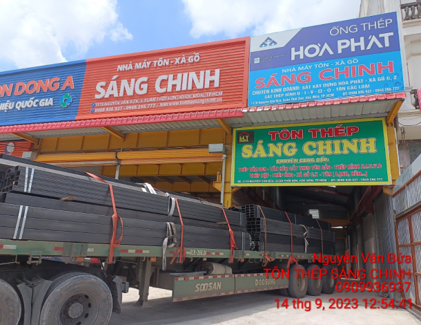 Sáng Chinh STEEL chuyên cung cấp thép ống, thép hình, thép hộp, xà gồ, tôn các loại