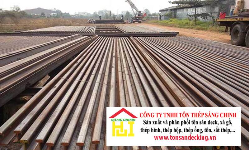Thép Ray P9 P11 P15 P18 P22 P24 P30 P38 P43 P50 QU70 QU80 QU100 QU120