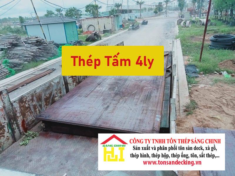 Thép tấm 4ly (Sắt tấm 4mm)