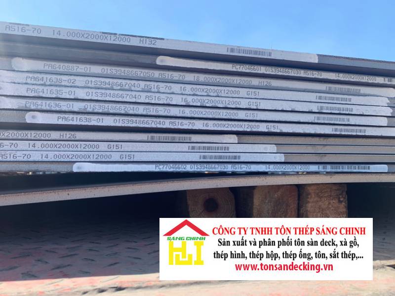 Thép tấm A516 – Chịu nhiệt – Lò hơi