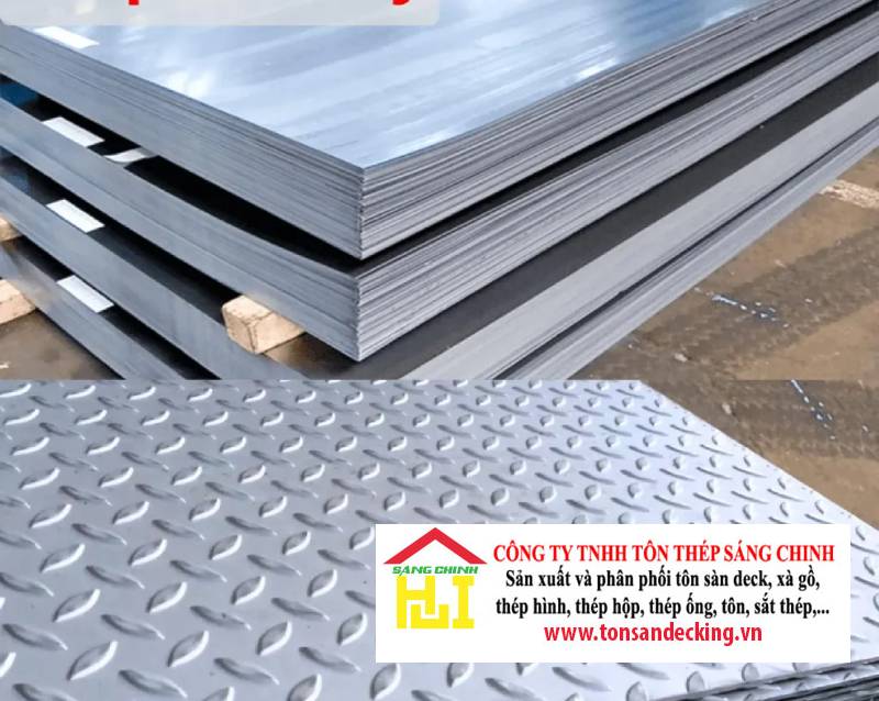 Thép Tấm Gân 4ly (dày 4mm)