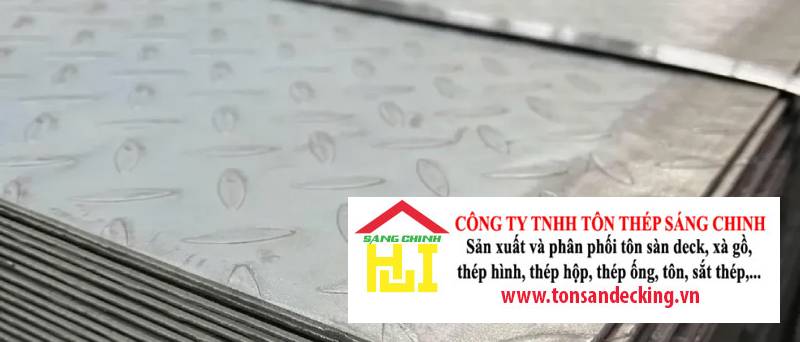 Thép Tấm Gân 5ly (Tấm nhám chống trượt dày 5mm)
