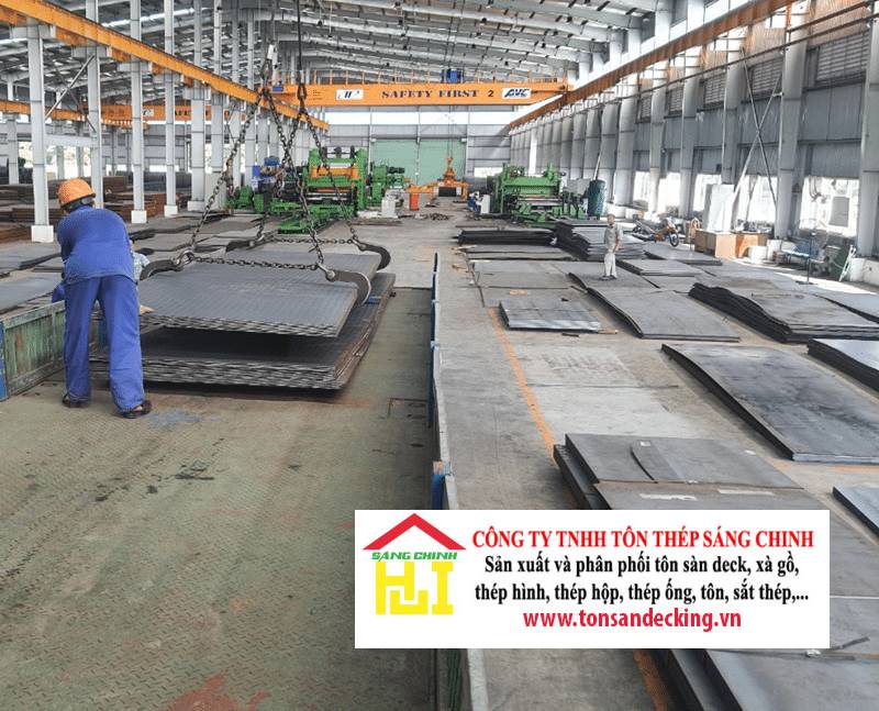 Thép Tấm Gân 6ly (Tấm chống trượt dày 6mm)