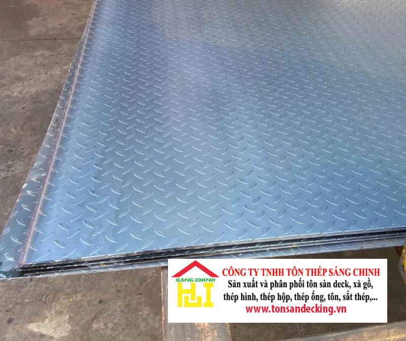 Thép Tấm Gân 6ly (Tấm chống trượt dày 6mm)