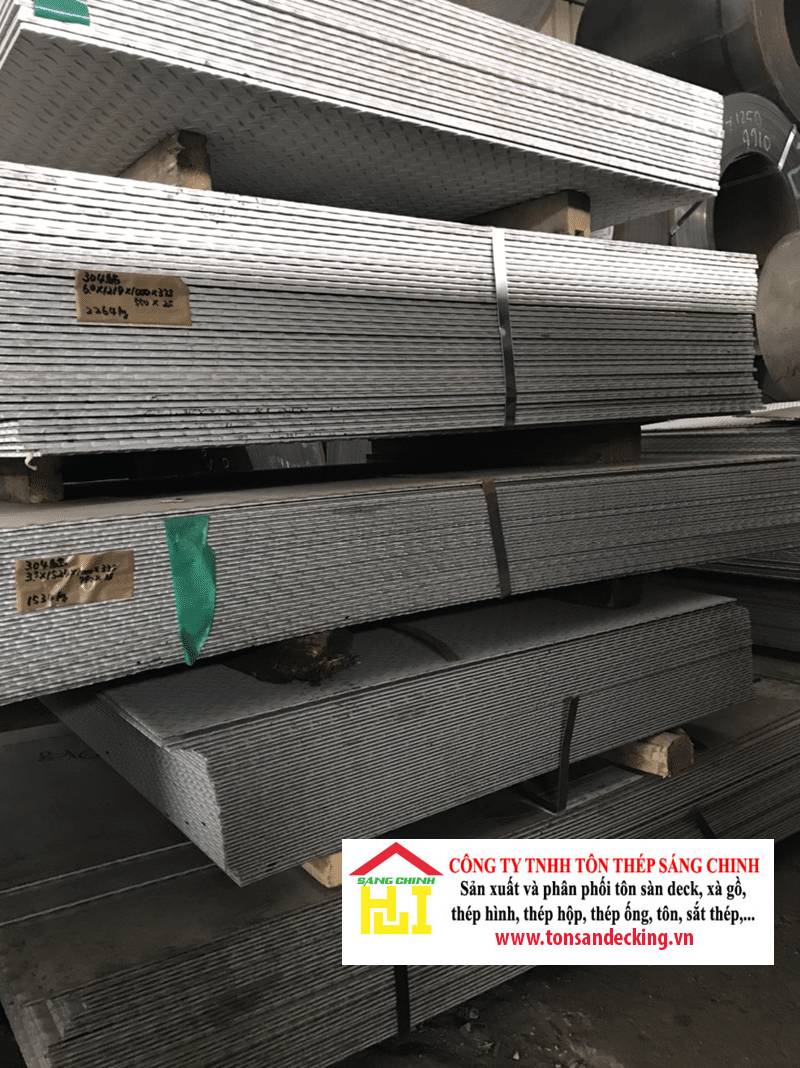 Thép Tấm Gân 6ly (Tấm chống trượt dày 6mm)
