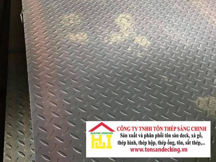 Thép Tấm Gân 8ly (Dày 8mm)