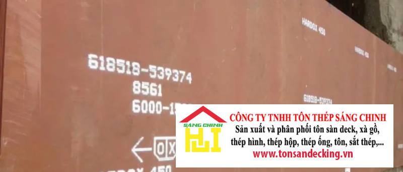 Thép Tấm Hardox 450 (Thép chịu mài mòn)