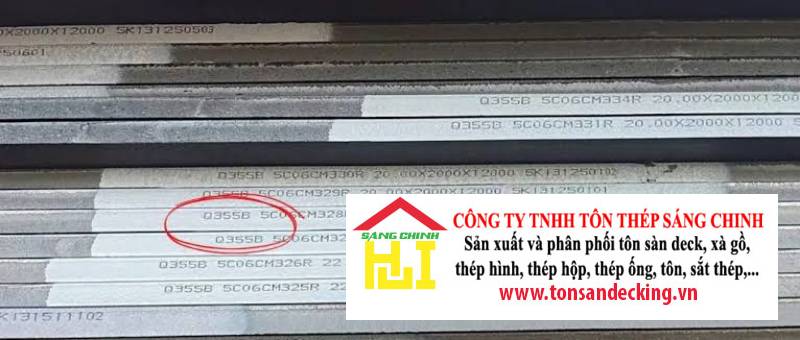 Thép Tấm Q355 (Tấm đúc / Xả cuộn 3ly – 20ly)