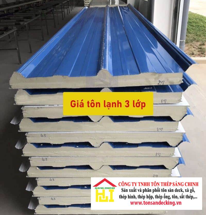 Tôn Cách Nhiệt 3 Lớp