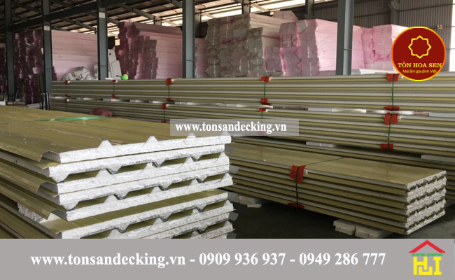 Ứng dụng tôn cách nhiệt Pu