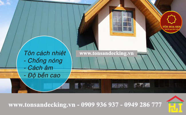 Ứng dụng của tôn cách nhiệt Hoa Sen
