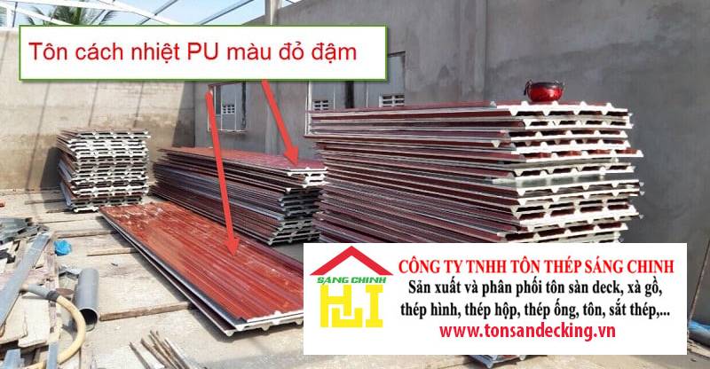 Tôn cách nhiệt màu đỏ