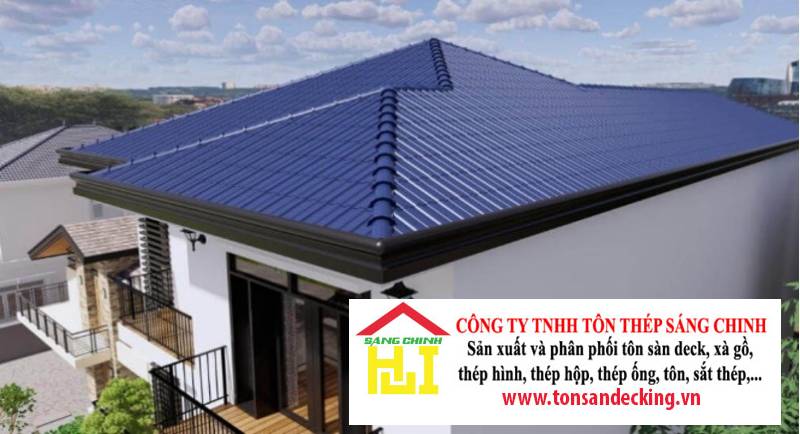 Tôn cách nhiệt màu xanh dương