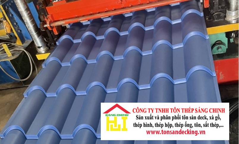 Tôn giả ngói màu xanh dương
