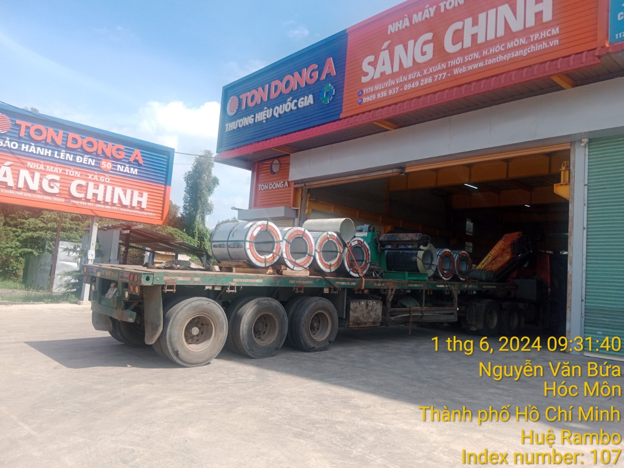 Giá thép tôn - tấm đen, mạ kẽm Vĩnh Long