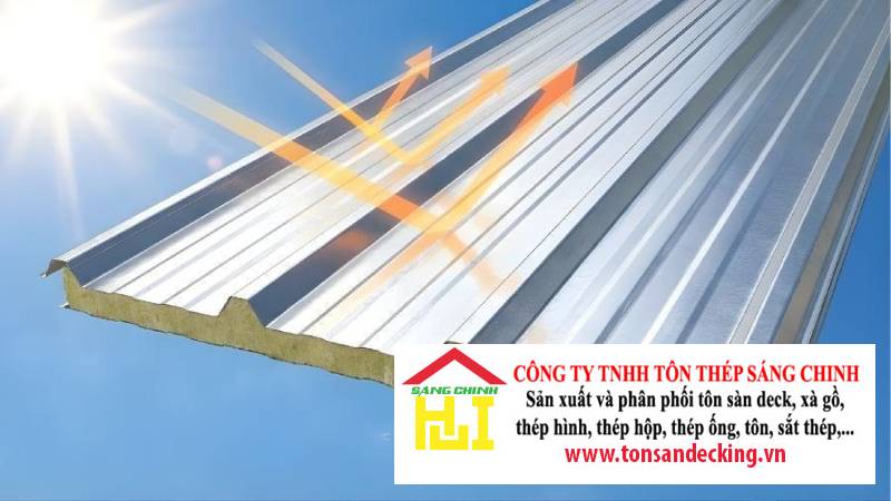Tôn lợp công nghệ cao thoáng mát, giảm nhiệt