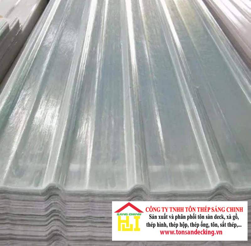 Tôn nhựa 5 sóng vuông