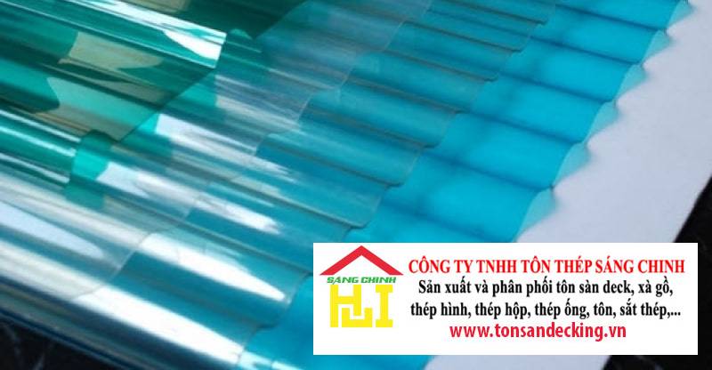 Tôn nhựa màu xanh