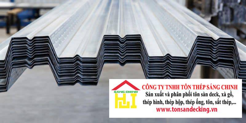 Cách tối ưu chi phí sàn bê tông bằng tôn sàn deck