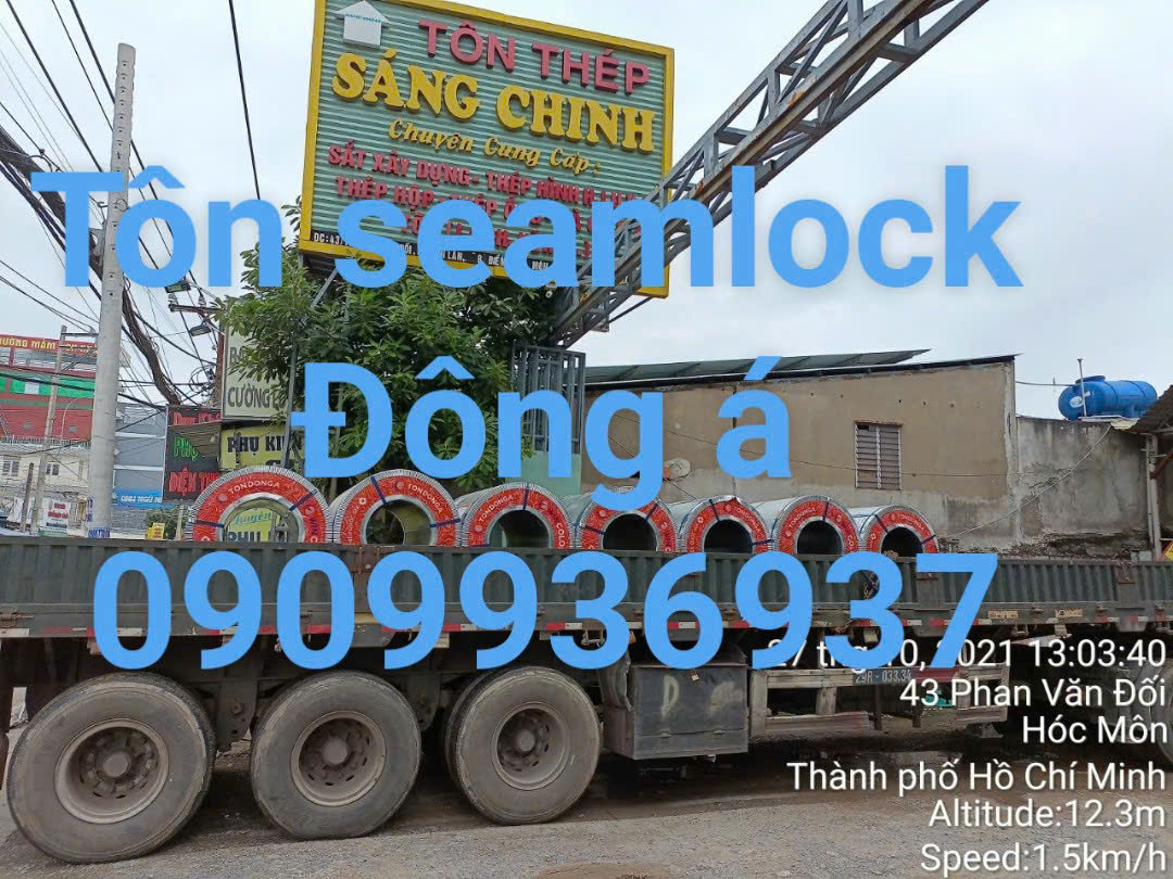 Bảng báo giá tôn seamlock Đông Á