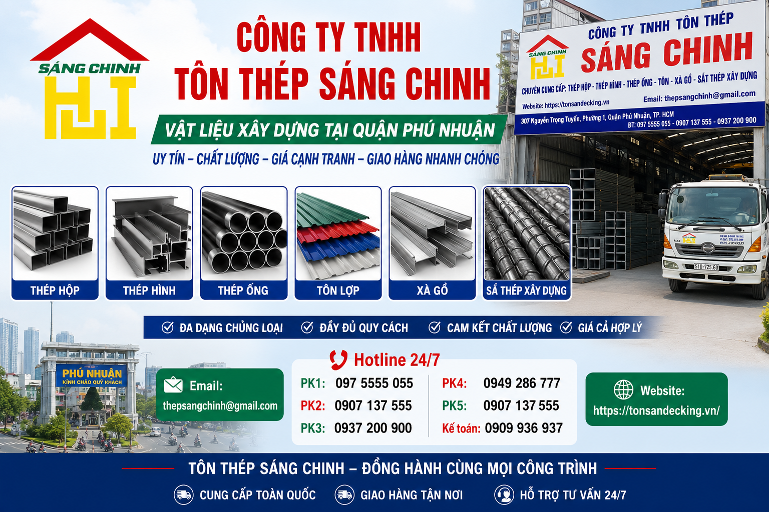 Vật liệu xây dựng tại Quận Phú Nhuận
