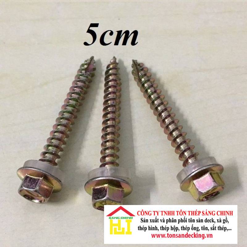 Vít bắn tôn đầu lục giác 5cm