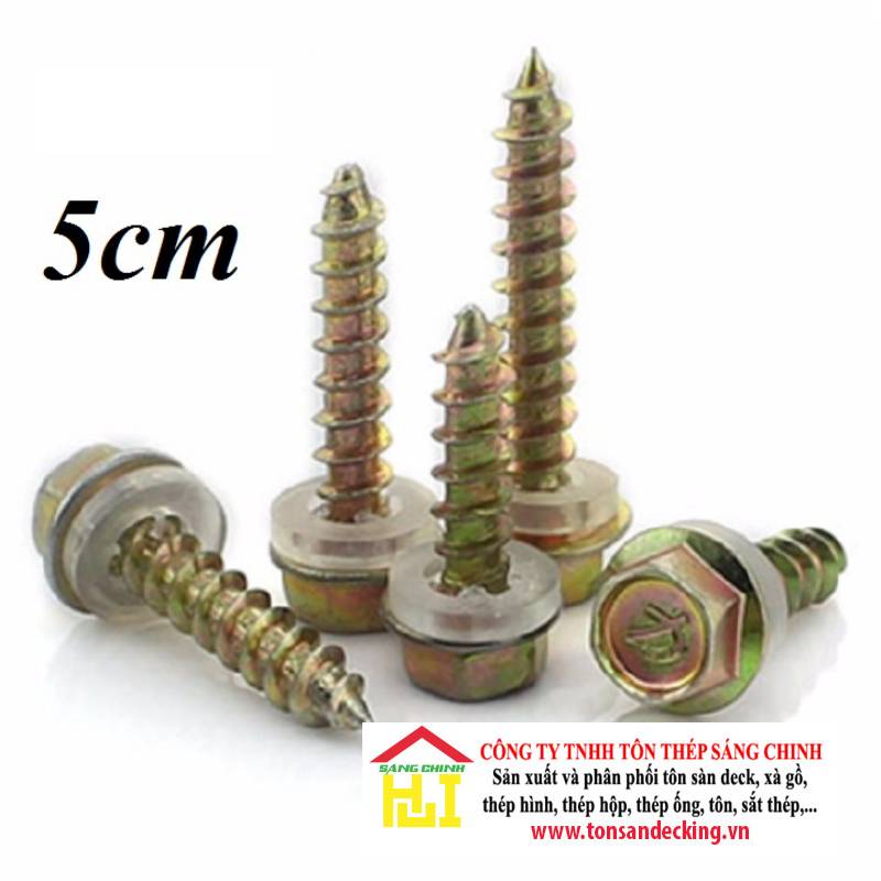 Vít bắn tôn đầu lục giác 5cm