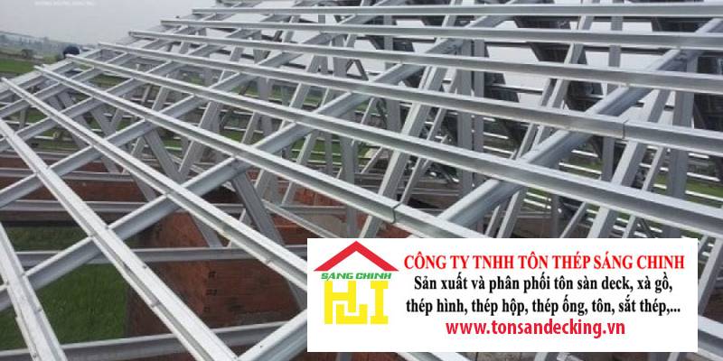 Xà gồ mái tôn là gì? Cấu tạo, công dụng và cách tính tải trọng mái chuẩn