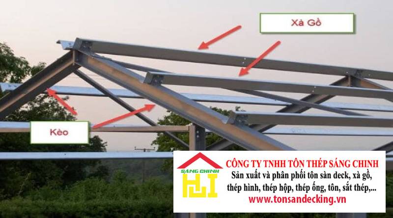 Xà gồ mái tôn là gì? Cấu tạo, công dụng và cách tính tải trọng mái chuẩn
