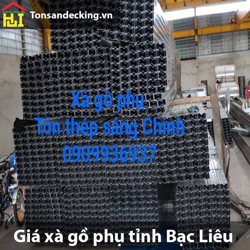 Giá xà gồ phụ tỉnh Bạc Liêu