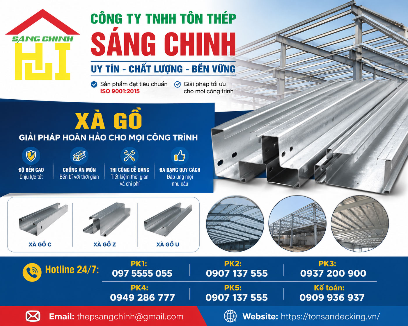 Bảng Báo Giá Xà Gồ: Tổng Quan, Phân Loại và Yếu Tố Ảnh Hưởng