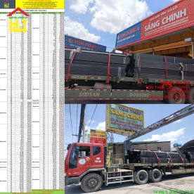 Bảng giá thép hộp chữ nhật đen