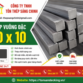 Bảng báo giá thép vuông đặc 10 x 10