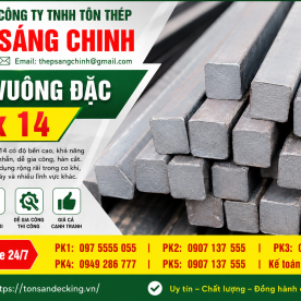 Bảng báo giá thép vuông đặc 14 x 14