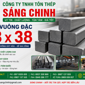 Bảng báo giá thép vuông đặc 38 x 38