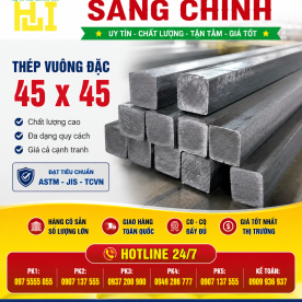 Bảng báo giá thép vuông đặc 45 x 45