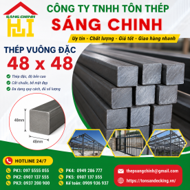 Bảng báo giá thép vuông đặc 48 x 48