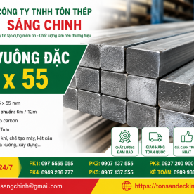 Bảng báo giá thép vuông đặc 55 x 55