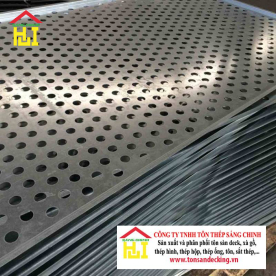 Tấm thép đục lỗ