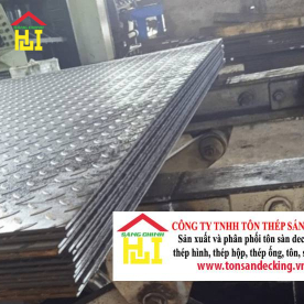Thép Tấm Gân 8ly (Dày 8mm)